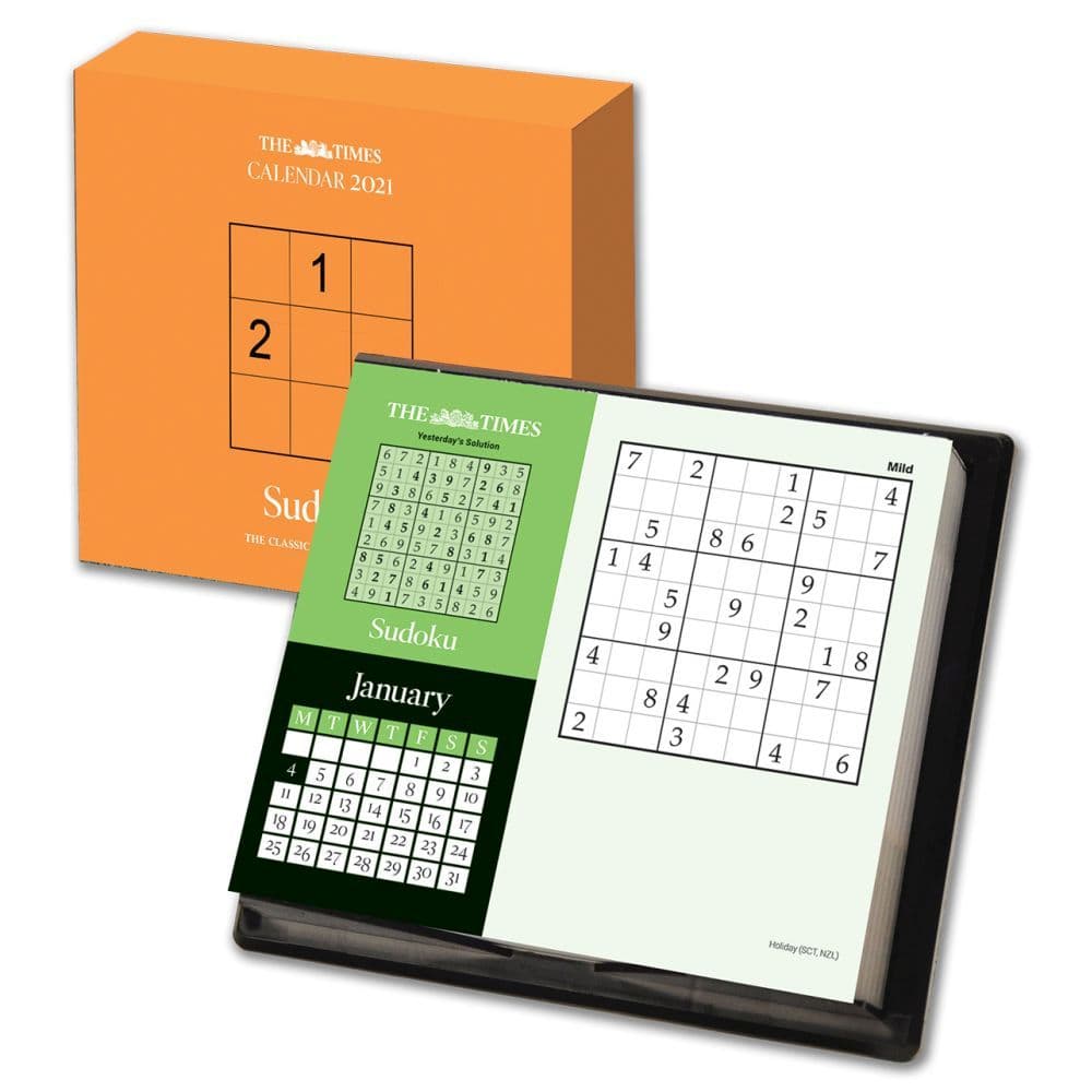 Sudoku Desk Calendar - Calendars.com