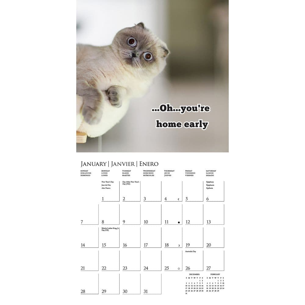 Nuthin But Trouble 2024 Mini Wall Calendar Second Alternate Image width=&quot;1000&quot; height=&quot;1000&quot;