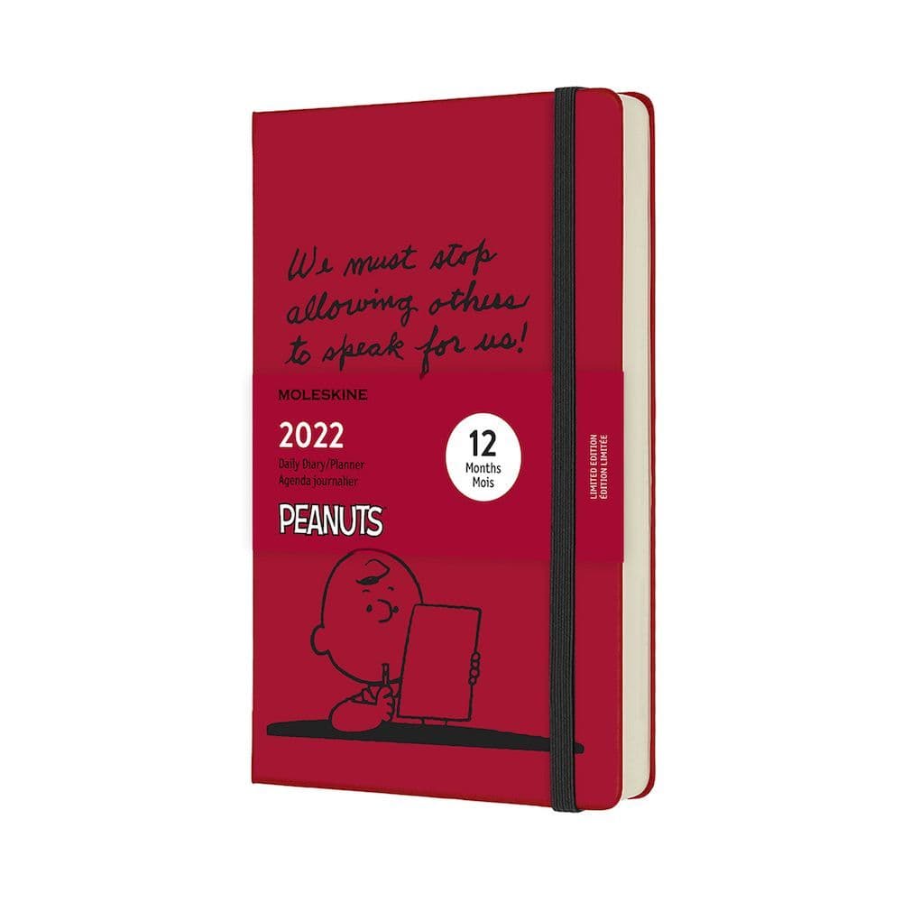 Moleskine 2022 Peanuts Limited Addition Large Daily Hard Cover Planner