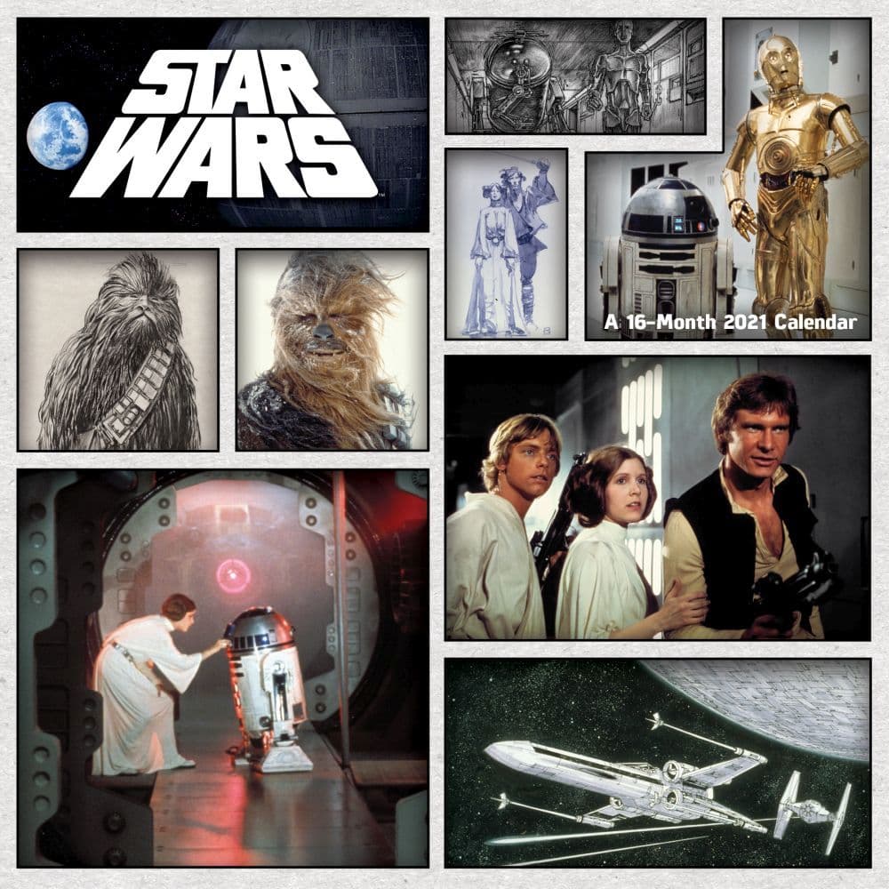 Star Wars Saga Mini Wall Calendar