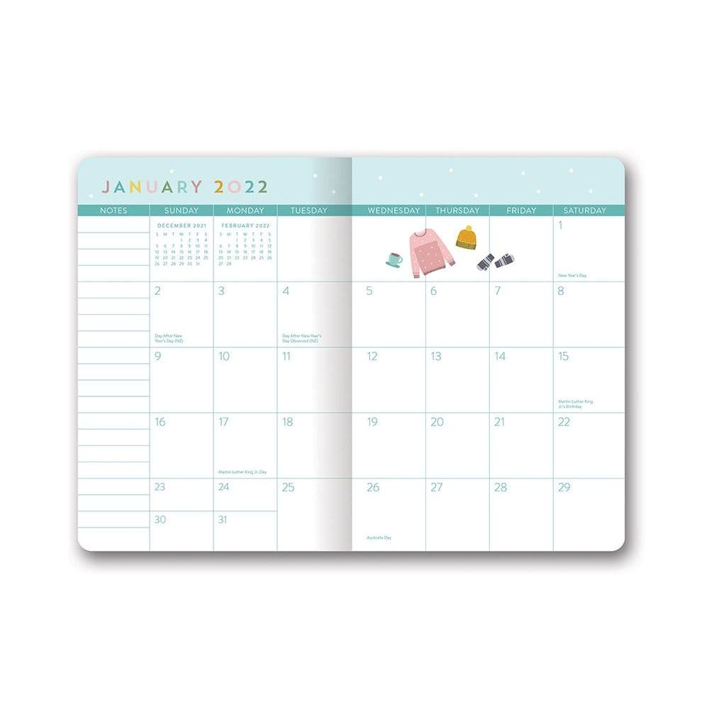 Everything Will Be Okay 2022 Monthly Pocket Planner - Calendars.com