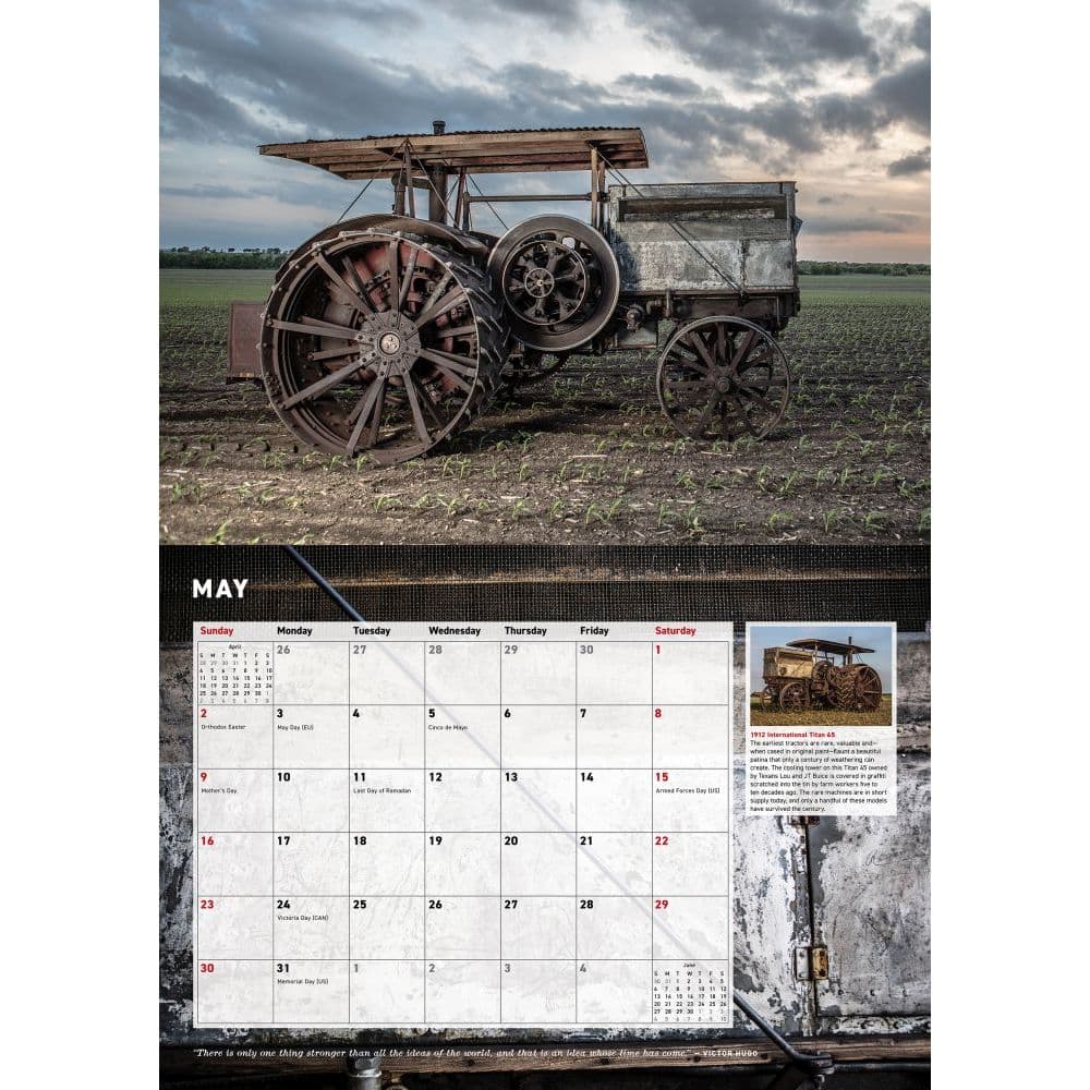 Farmall Tractors Wall Calendar