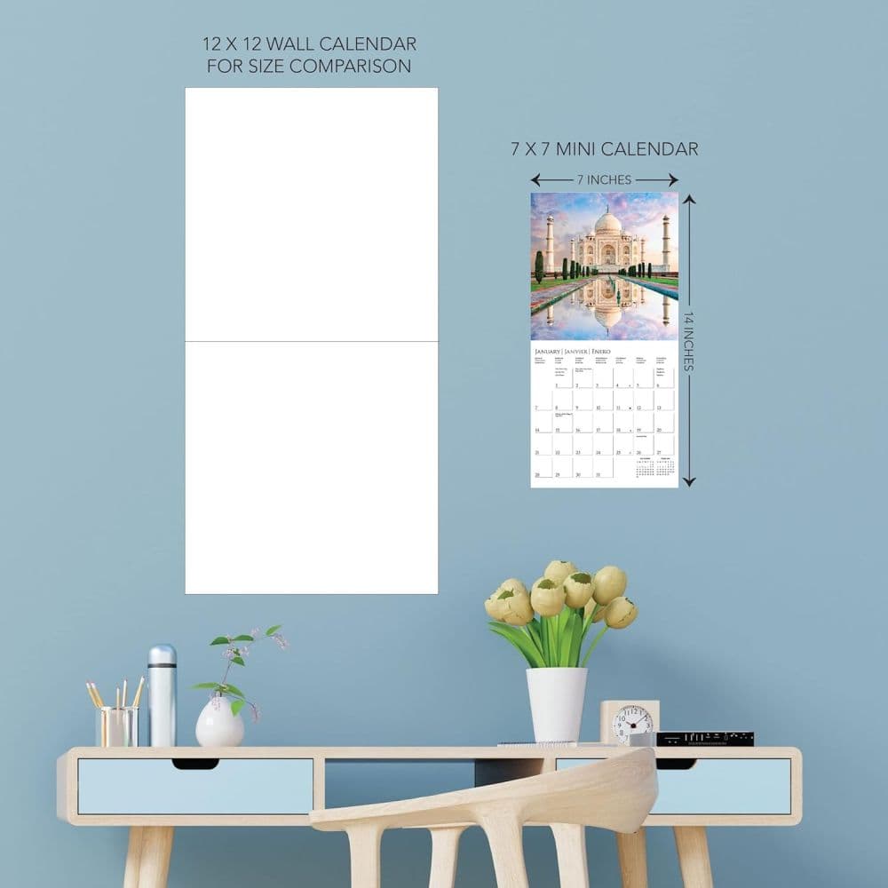 Wonders of the World 2024 Mini Wall Calendar Fifth Alternate Image width=&quot;1000&quot; height=&quot;1000&quot;