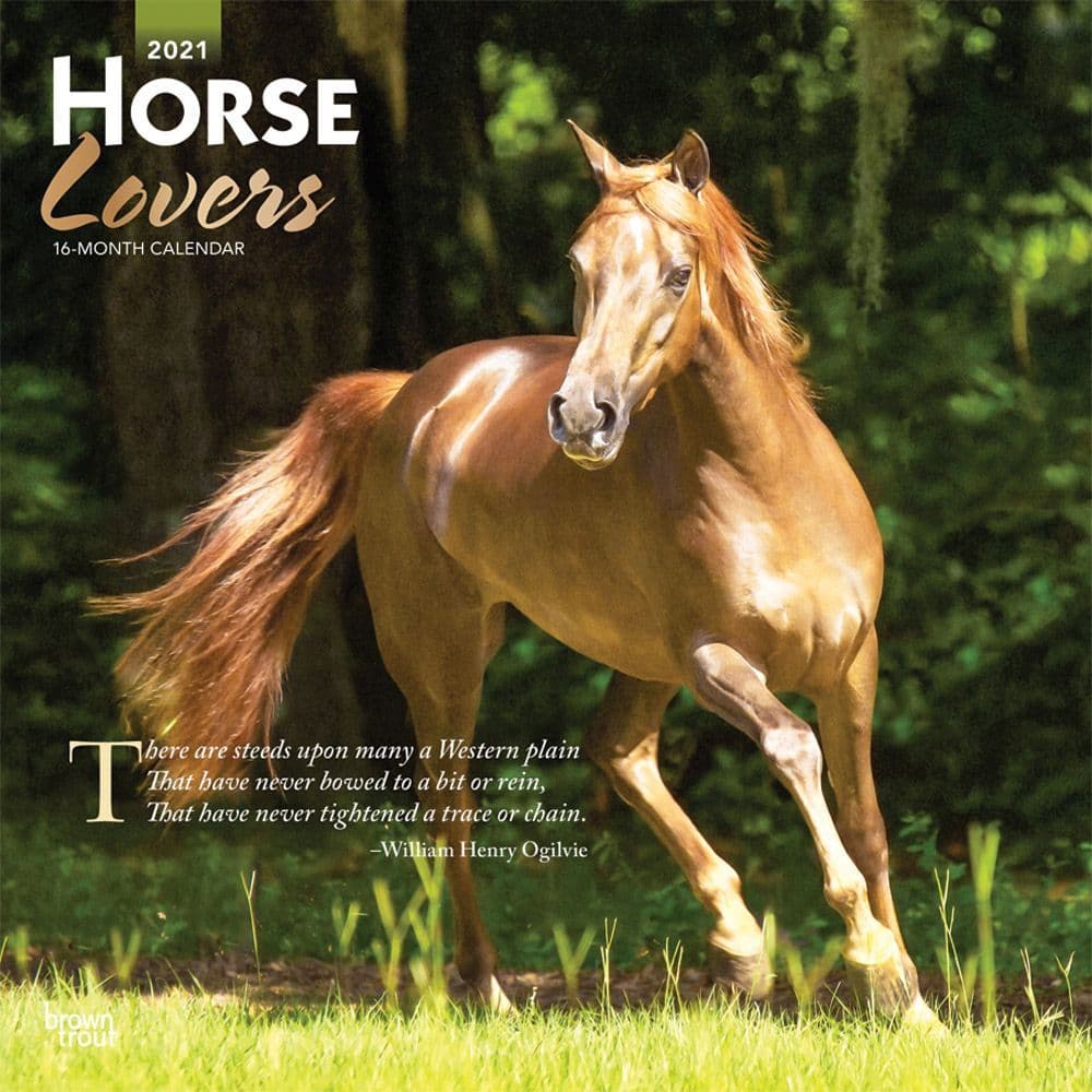 Horse Lovers Wall Calendar