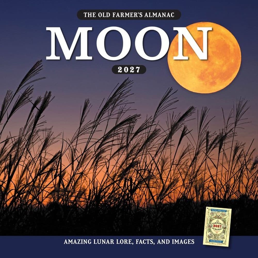 image Old Farmers Almanac Moon 2027 Wall Calendar Main Product Image