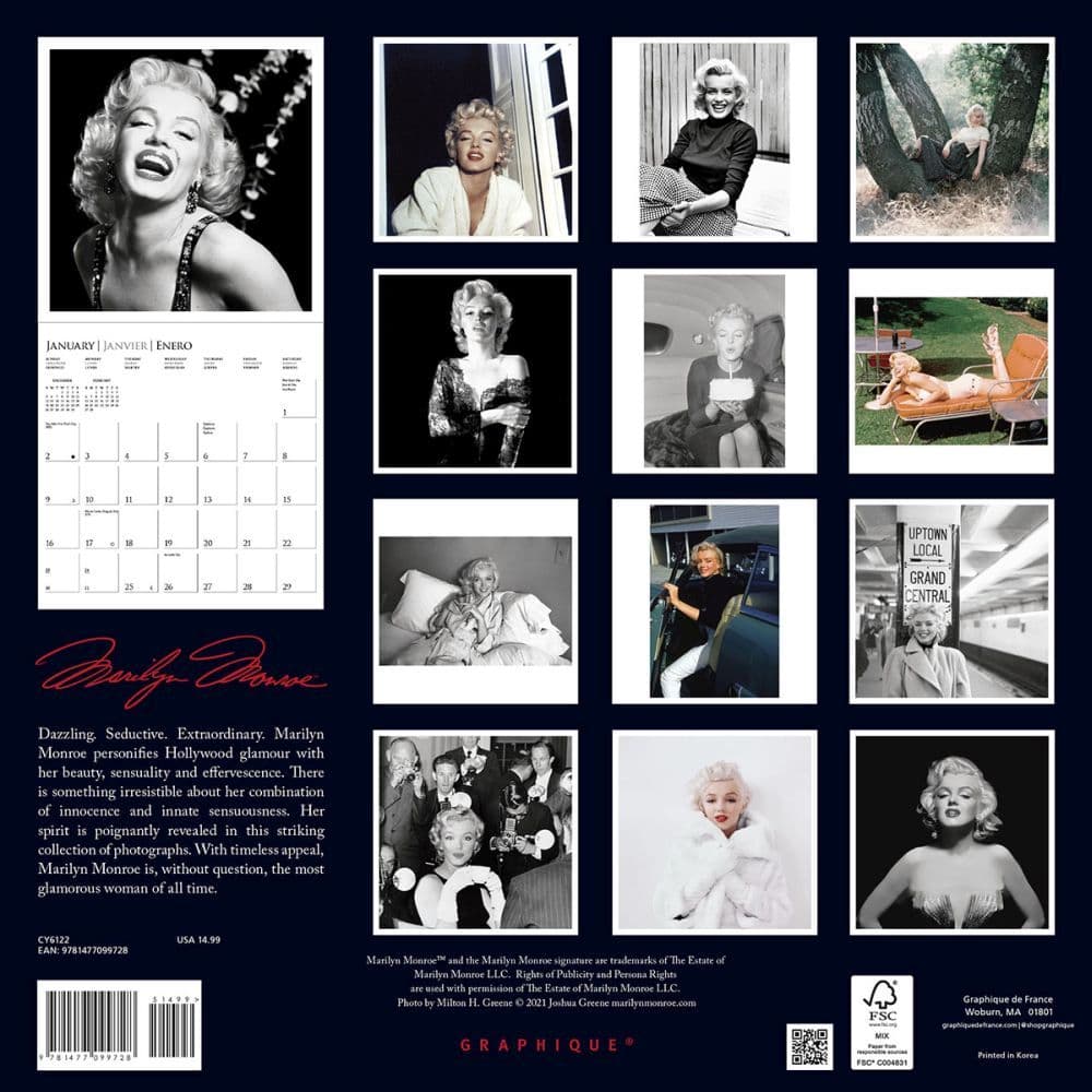 Marilyn Monroe 2022 Wall Calendar Calendars Com - marilyn monroe song code for roblox id