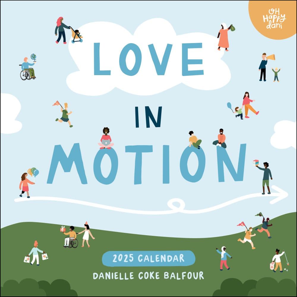 Love In Motion 2025 Wall Calendar Main Product Image