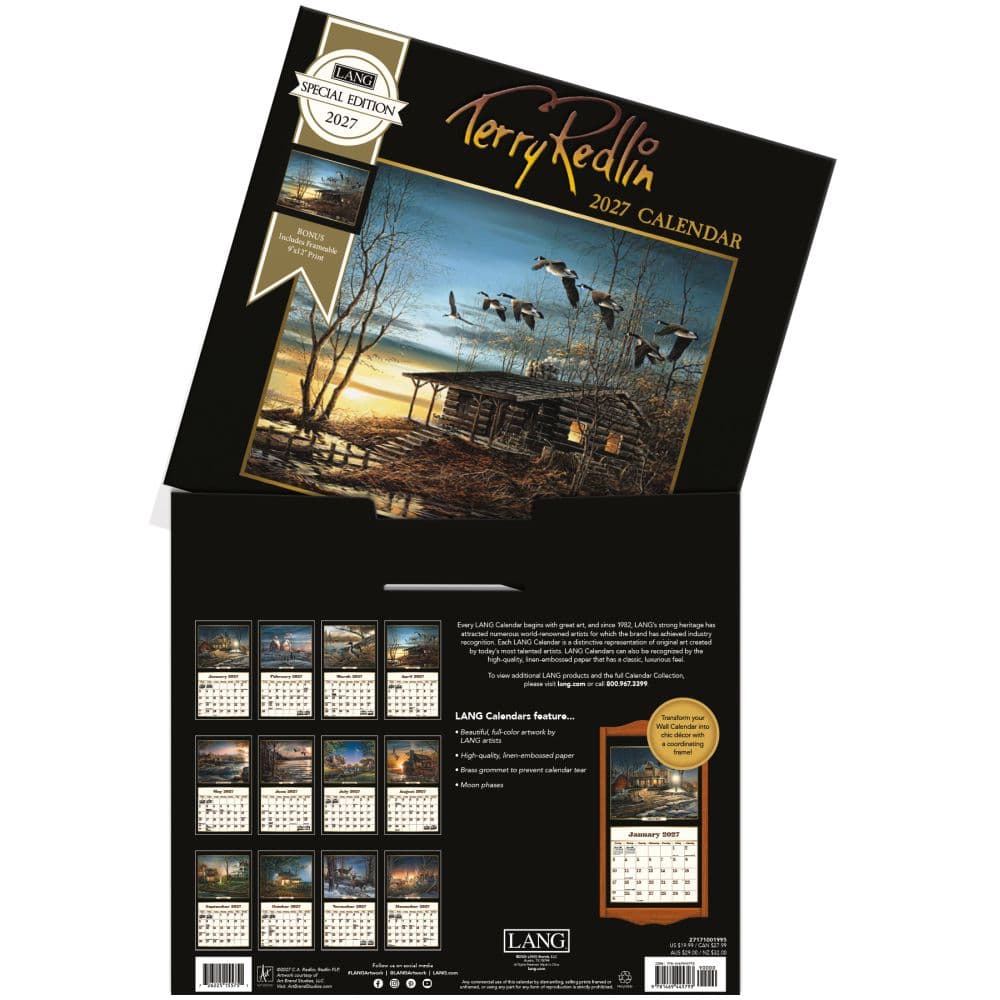 Terry Redlin Special Edition 2027 Wall Calendar Fourth Alternate Image