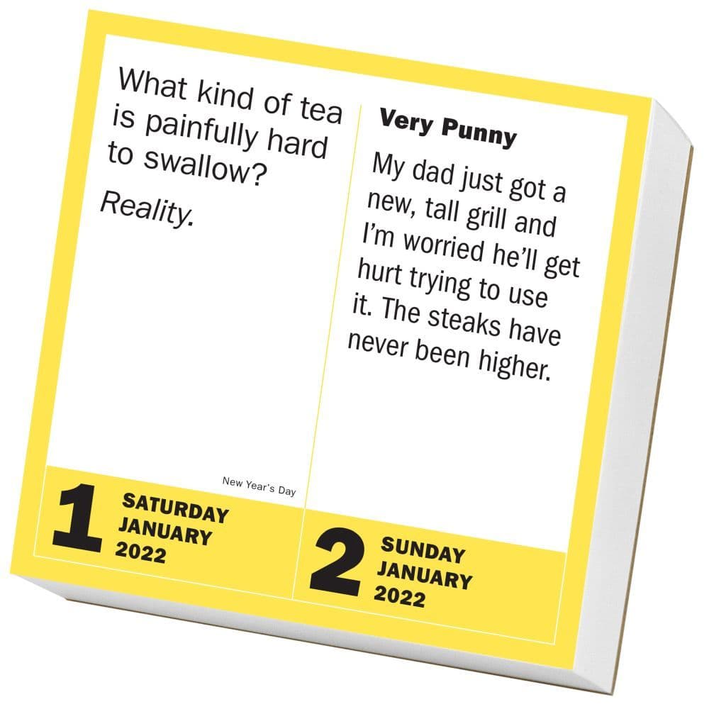 290 Bad Jokes + 75 Punderful Puns 2022 Page-A-Day Calendar - Calendars.com