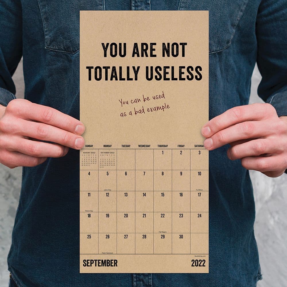 Anti-Affirmations 2022 Mini Wall Calendar - Calendars.com