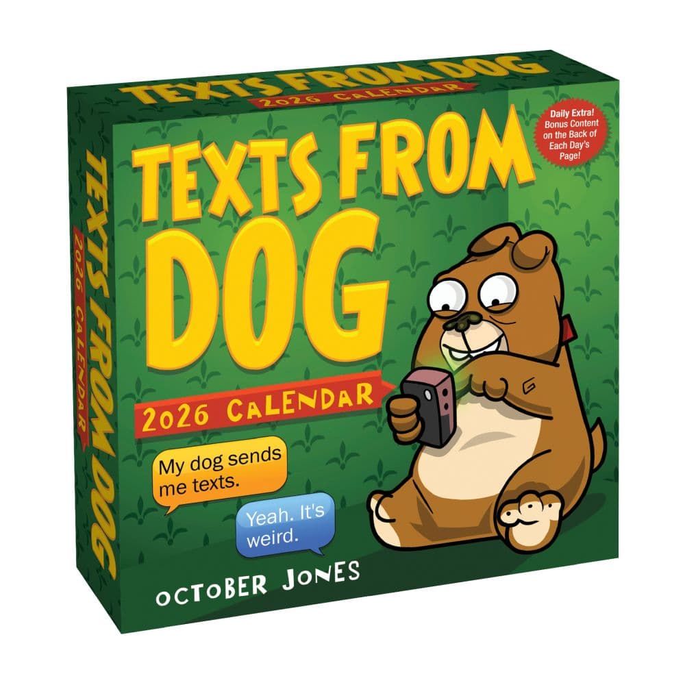 Texts from Dog 2026 Desk Calendar Main Image