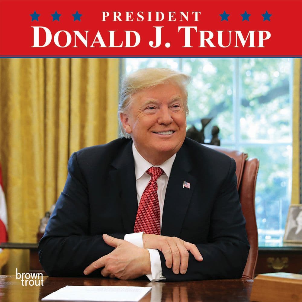 BrownTrout President Donald J. Trump 2023 Mini Wall Calendar