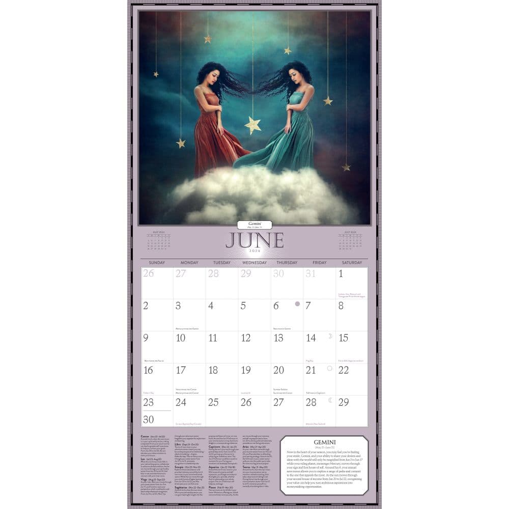 Astrology 2024 Wall Calendar