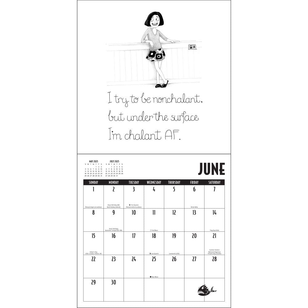 Mary Engelbreit EngelDark 2025 Wall Calendar Second Alternate Image width=&quot;1000&quot; height=&quot;1000&quot;