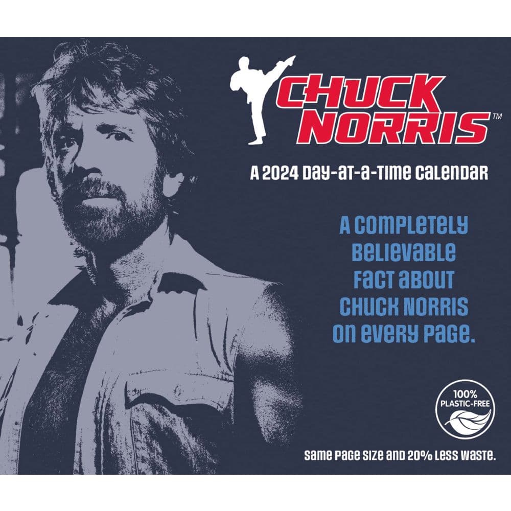Chuck Norris 2024 Desk Calendar - Calendars.com