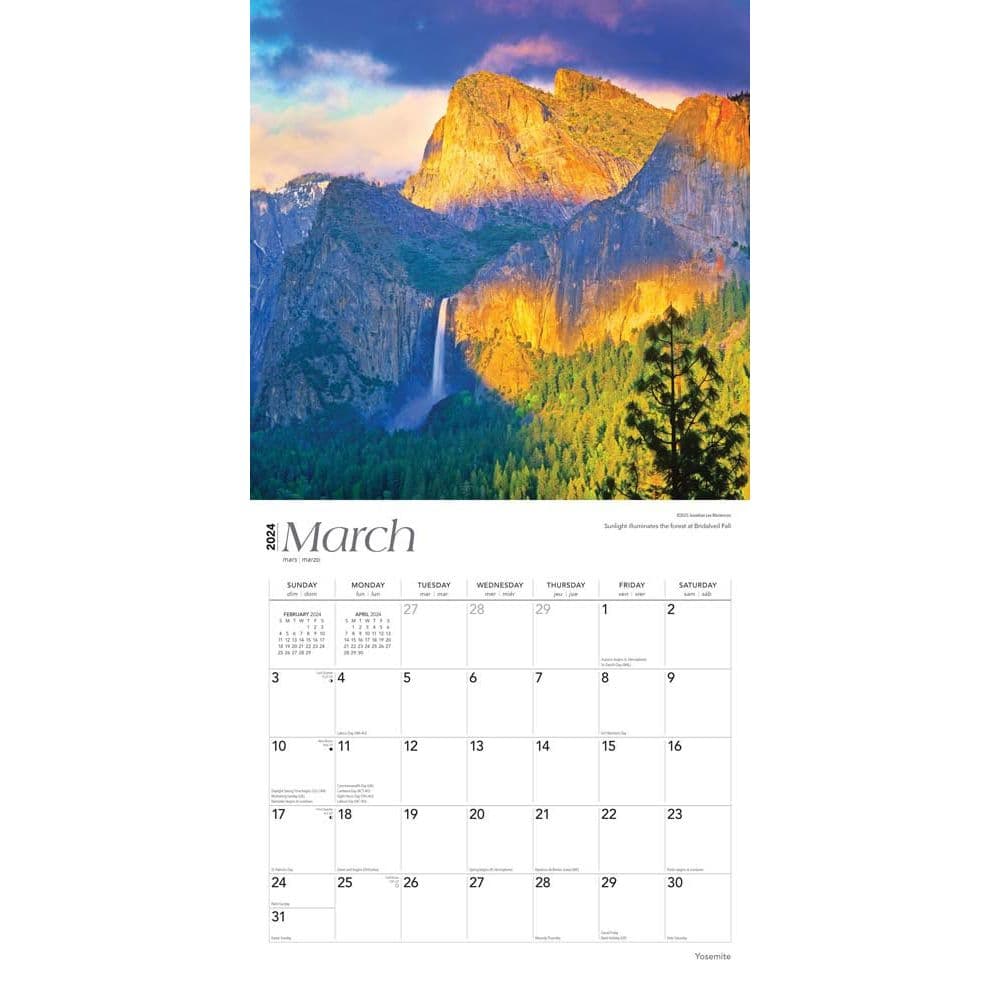 Yosemite 2024 Wall Calendar