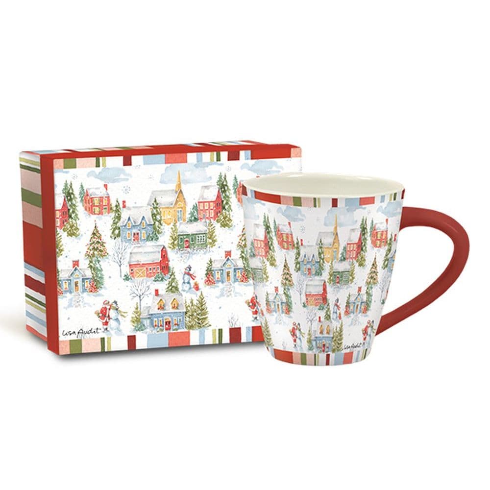 Welcoming Santa Cafe Mug