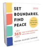 image Set Boundaries Find Peace 2025 Desk Calendar Main Product Image width=&quot;1000&quot; height=&quot;1000&quot;