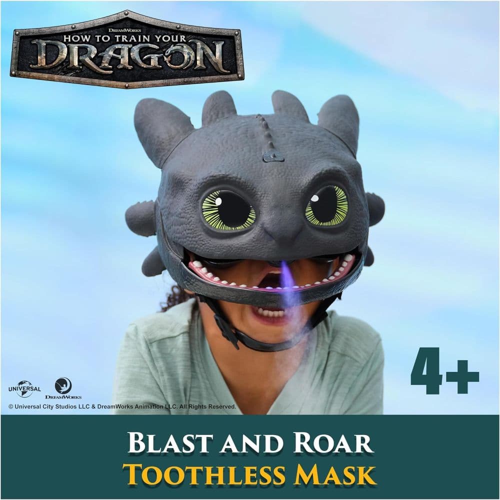 How to Train Your Dragon Movie Blast and Roar Toothless Mask Fourth Alternate Image