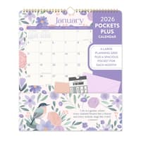 image Birds and Blooms 2026 Pockets Plus Calendar Main Image