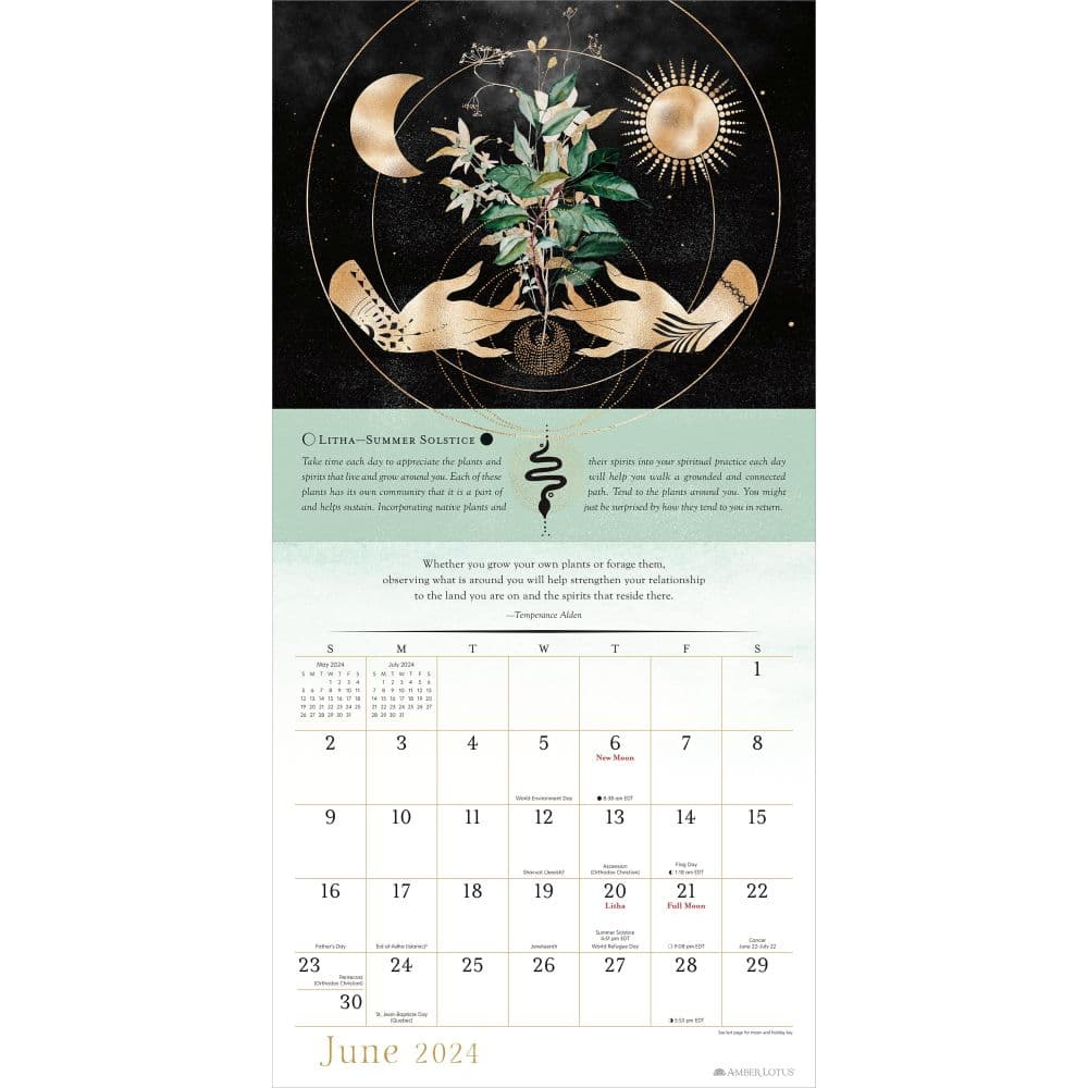 Year of the Witch 2024 Wall Calendar