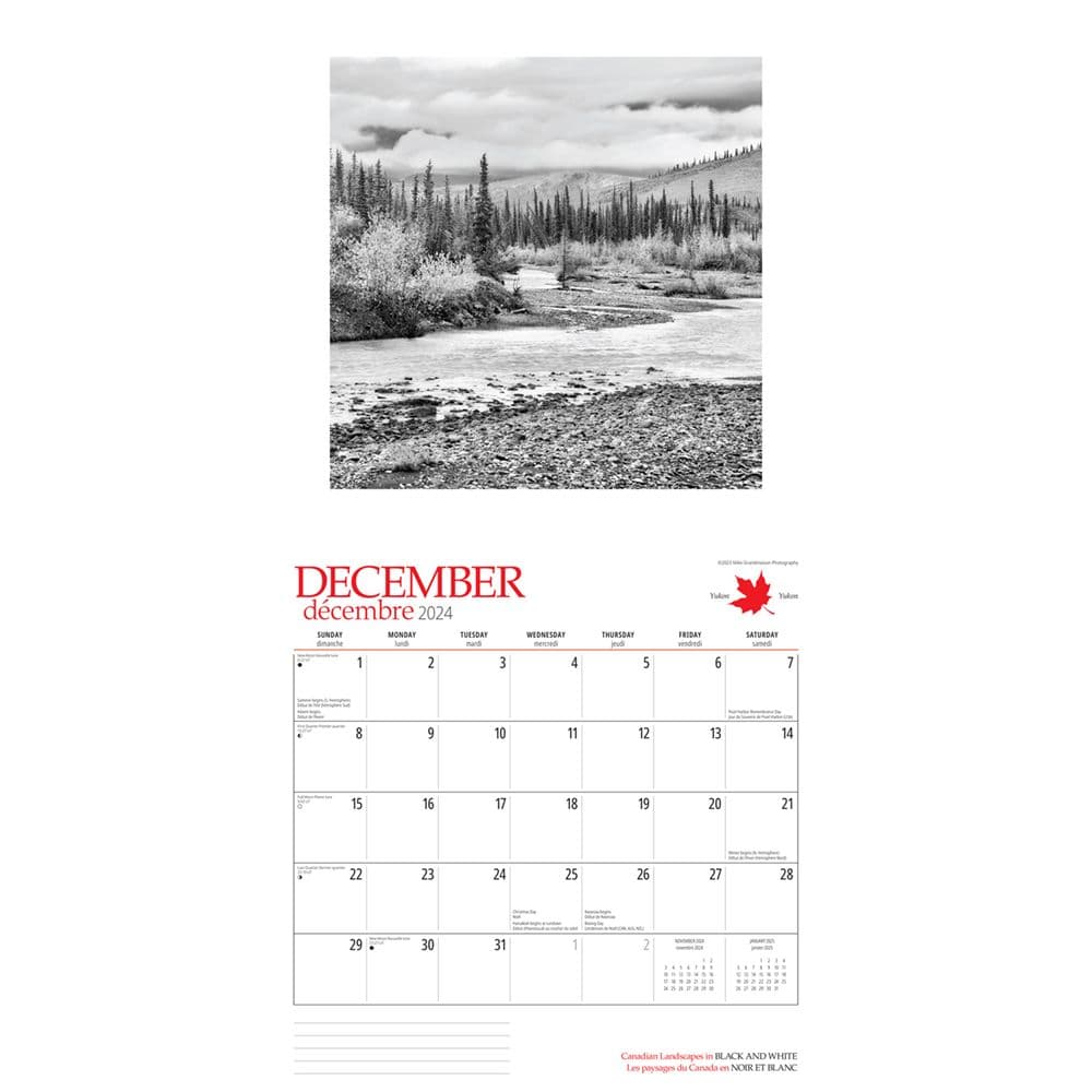 Canada 2024 Wall Calendar Alternate Image 3