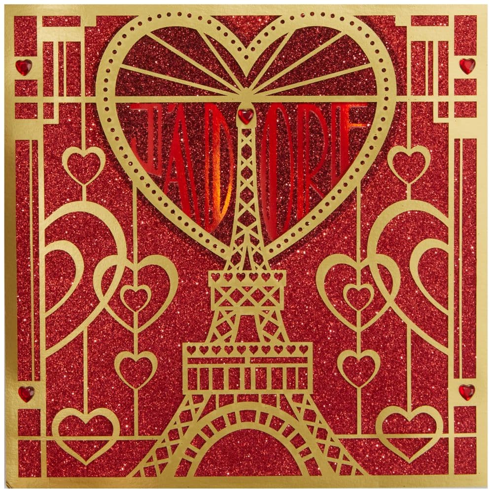 Eiffel Tower Laser Cut Valentine&#39;s Day Card First Alternate Image width=&quot;1000&quot; height=&quot;1000&quot;
