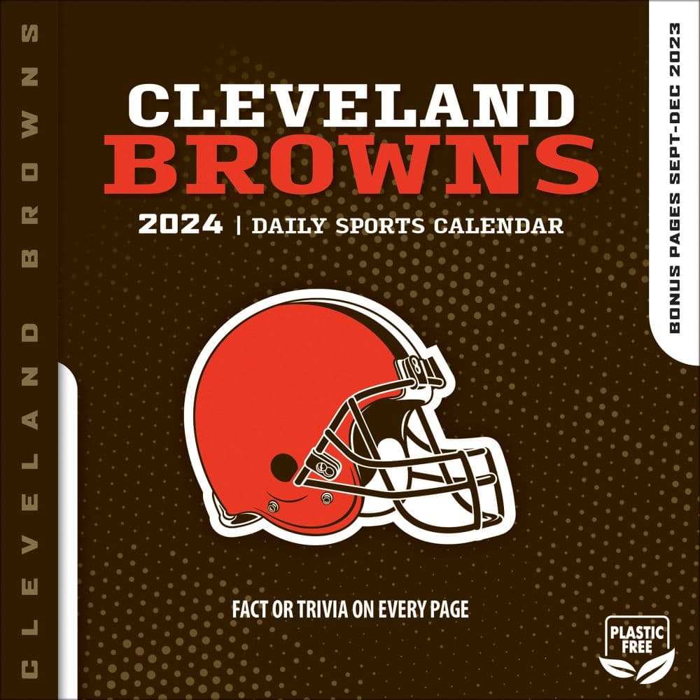 NFL Cleveland Browns 2024 Desk Calendar Main