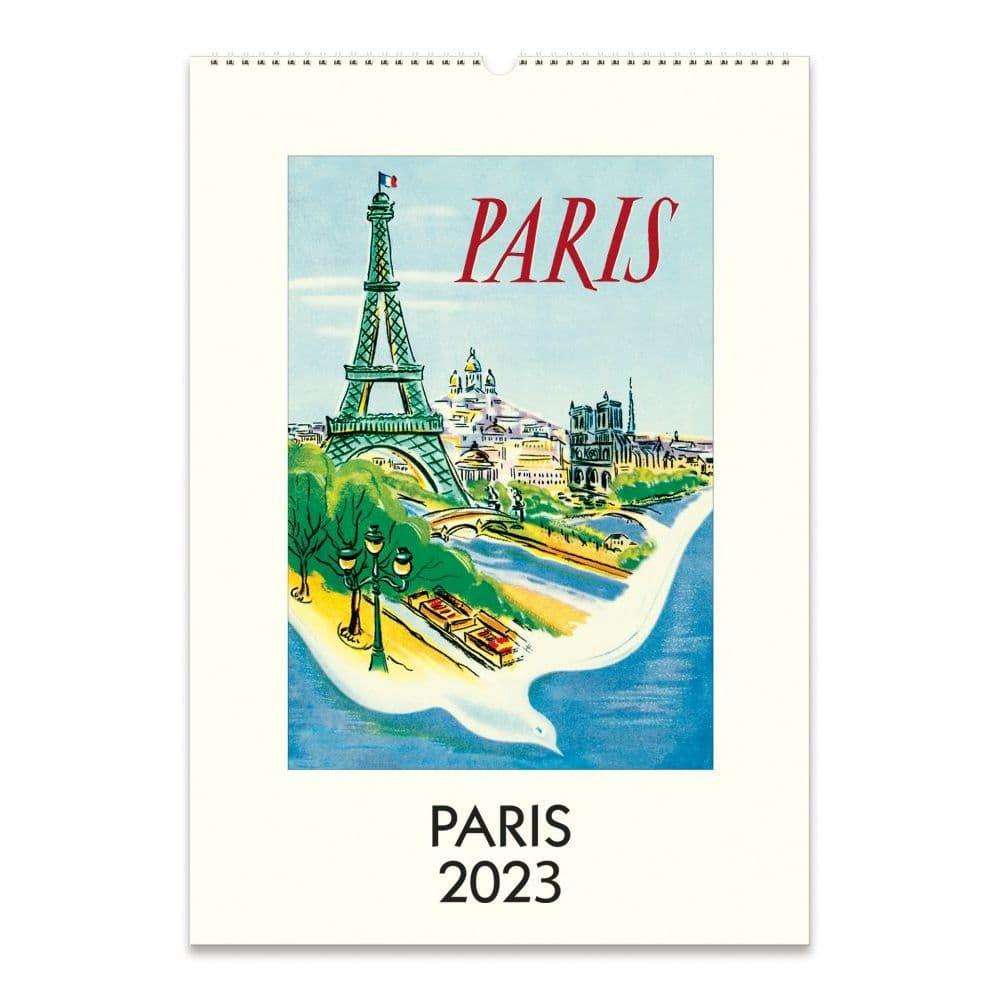 Paris Art 2023 Poster Wall Calendar