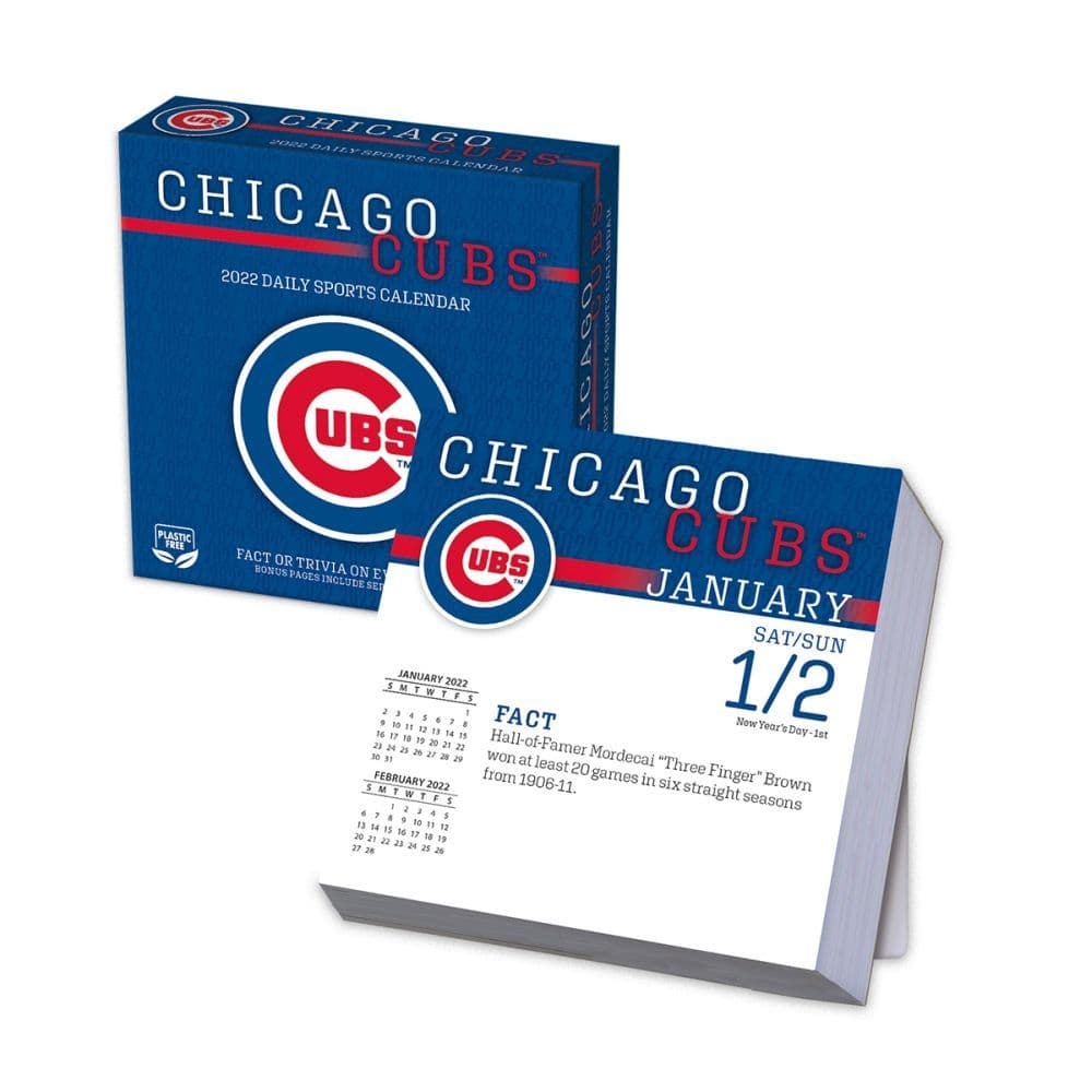 Mlb Chicago Cubs 2022 Desk Calendar - Calendars.com