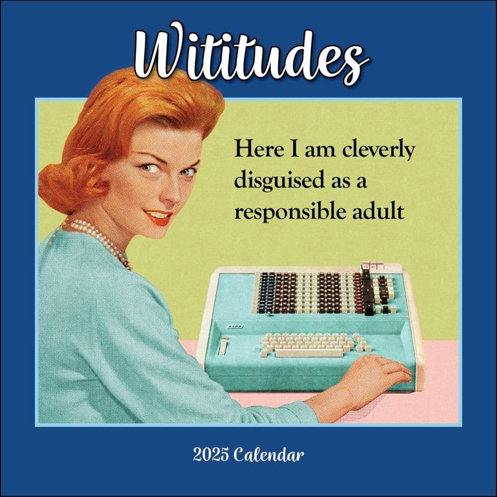 Wititudes 2025 Wall Calendar Main Product Image width=&quot;1000&quot; height=&quot;1000&quot;