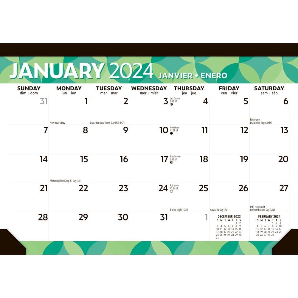 Large Print 2024 Desk Pad