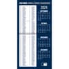 image MLB New York Yankees 2025 Wall Calendar Bonus Grid and Previous World Champions List