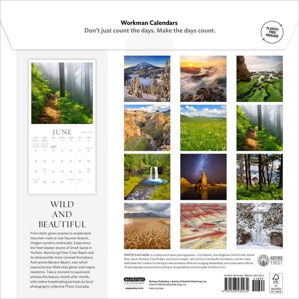 Oregon My Oregon 2027 Wall Calendar First Alternate Image