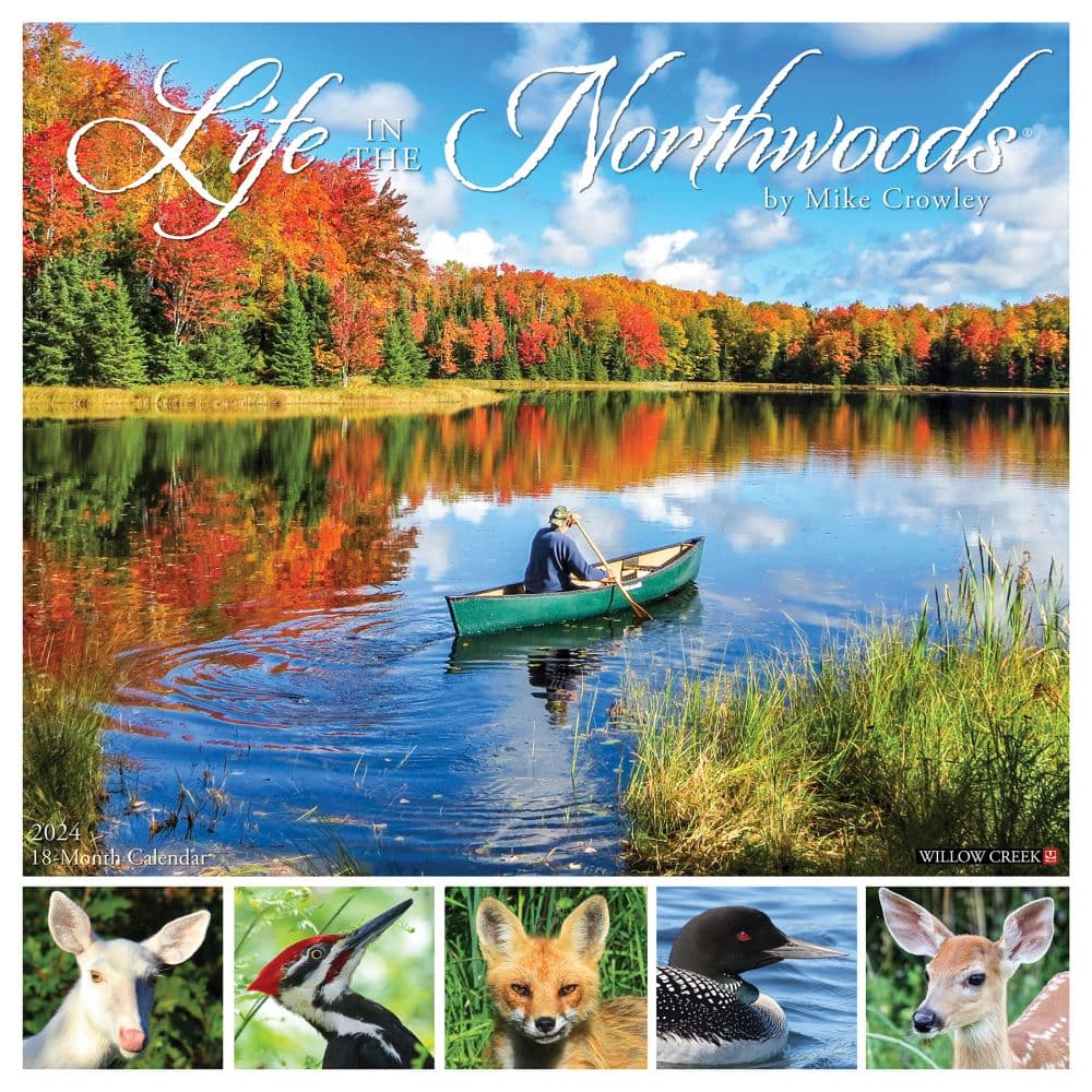 Life in the Northwoods 2024 Wall Calendar