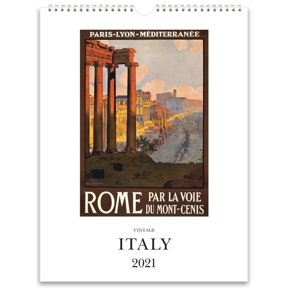 2021 Italy Nostalgic Poster Wall Calendar