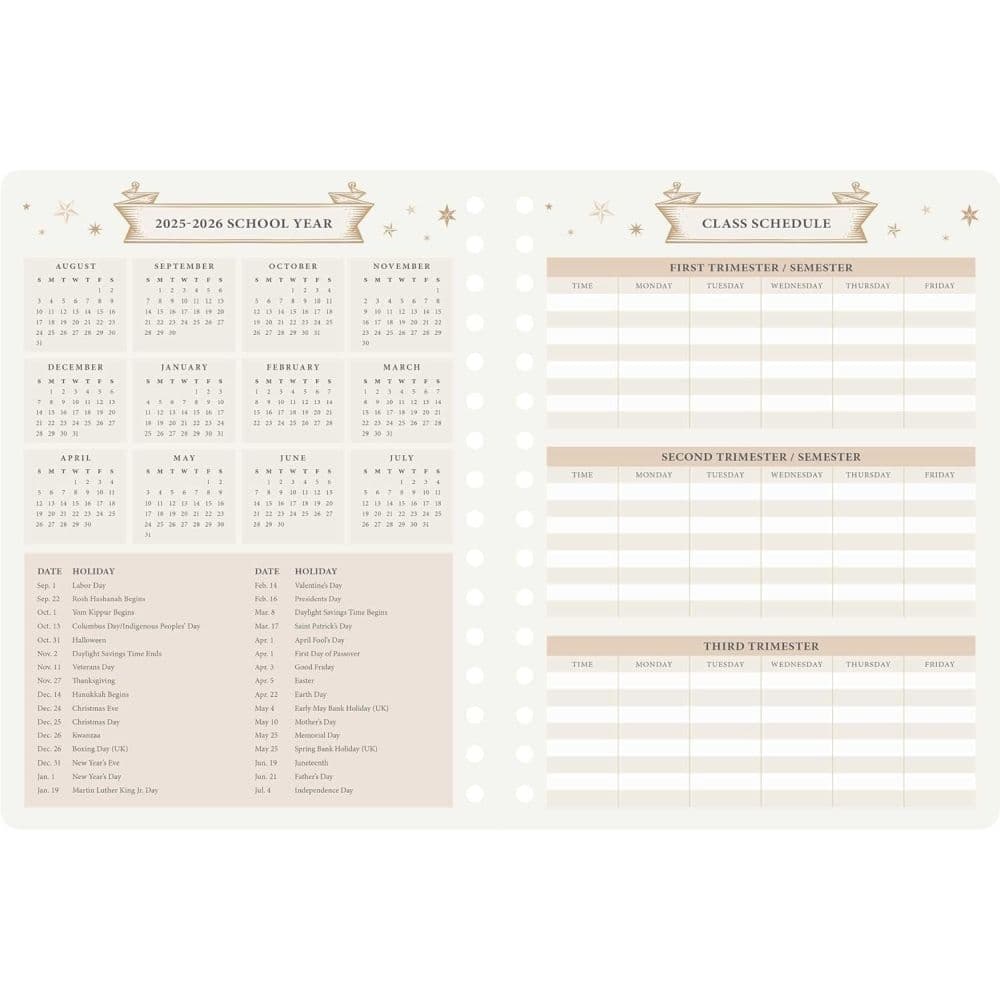 Harry Potter Hogwarts 2026 Student Planner Fifth Alternate Image