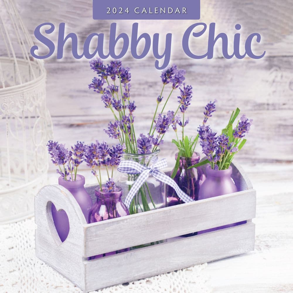 Shabby Chic 2024 Wall Calendar