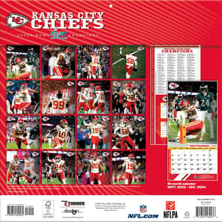 : TURNER SPORTS Kansas City Chiefs 2022 Box Calendar