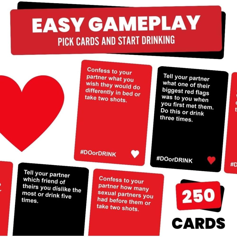 Do or Drink Date Night Couples Card Game Second Alternate Image