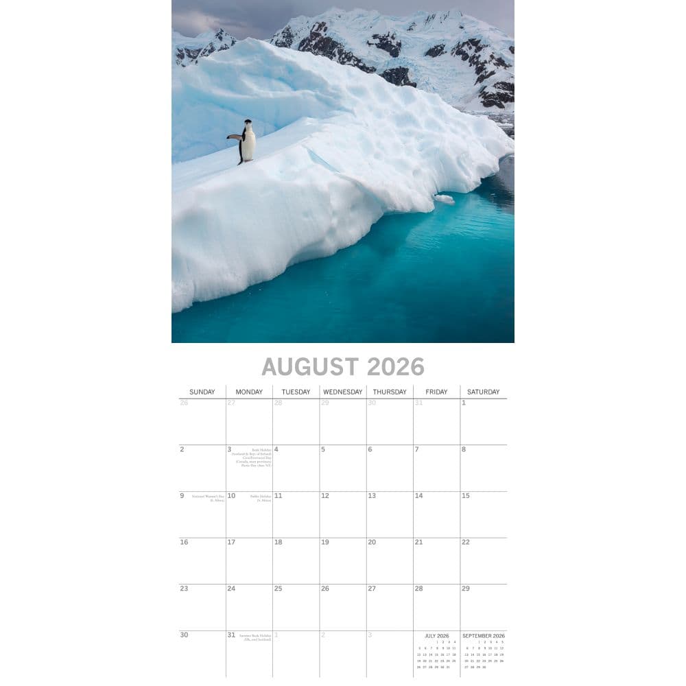 Antartica 2026 Wall Calendar Third Alternate Image