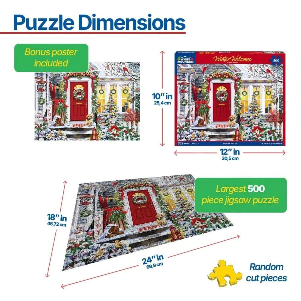 Winter Welcome 500 Piece Puzzle Second Alternate Image