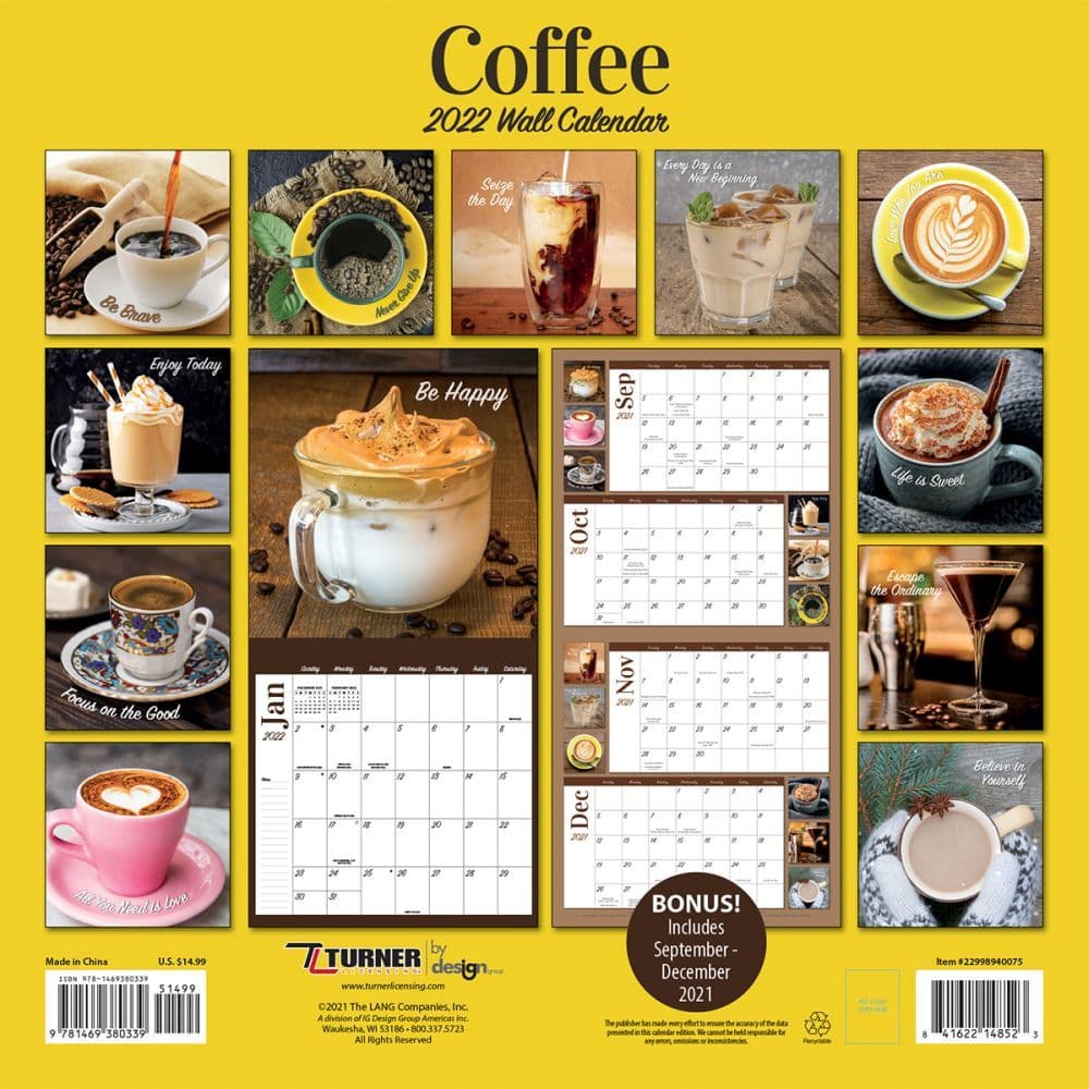 Coffee Calendar 2022 Coffee 2022 Wall Calendar - Calendars.com