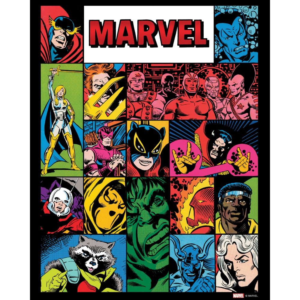 Marvel Comics Exclusive with Bonus Print 2025 Wall Calendar Fifth Alternate Image width=&quot;1000&quot; height=&quot;1000&quot;