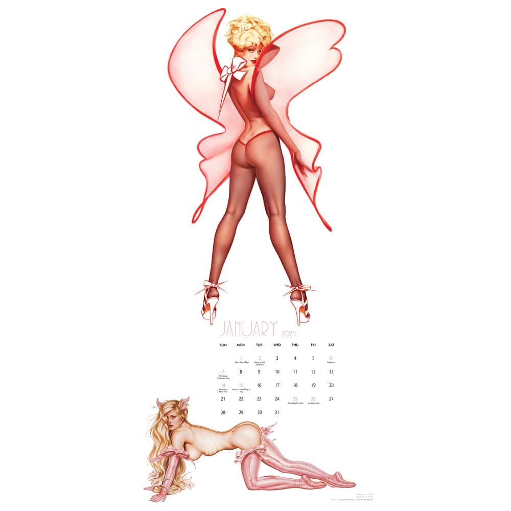 Olivia 2024 Wall Calendar Alt3