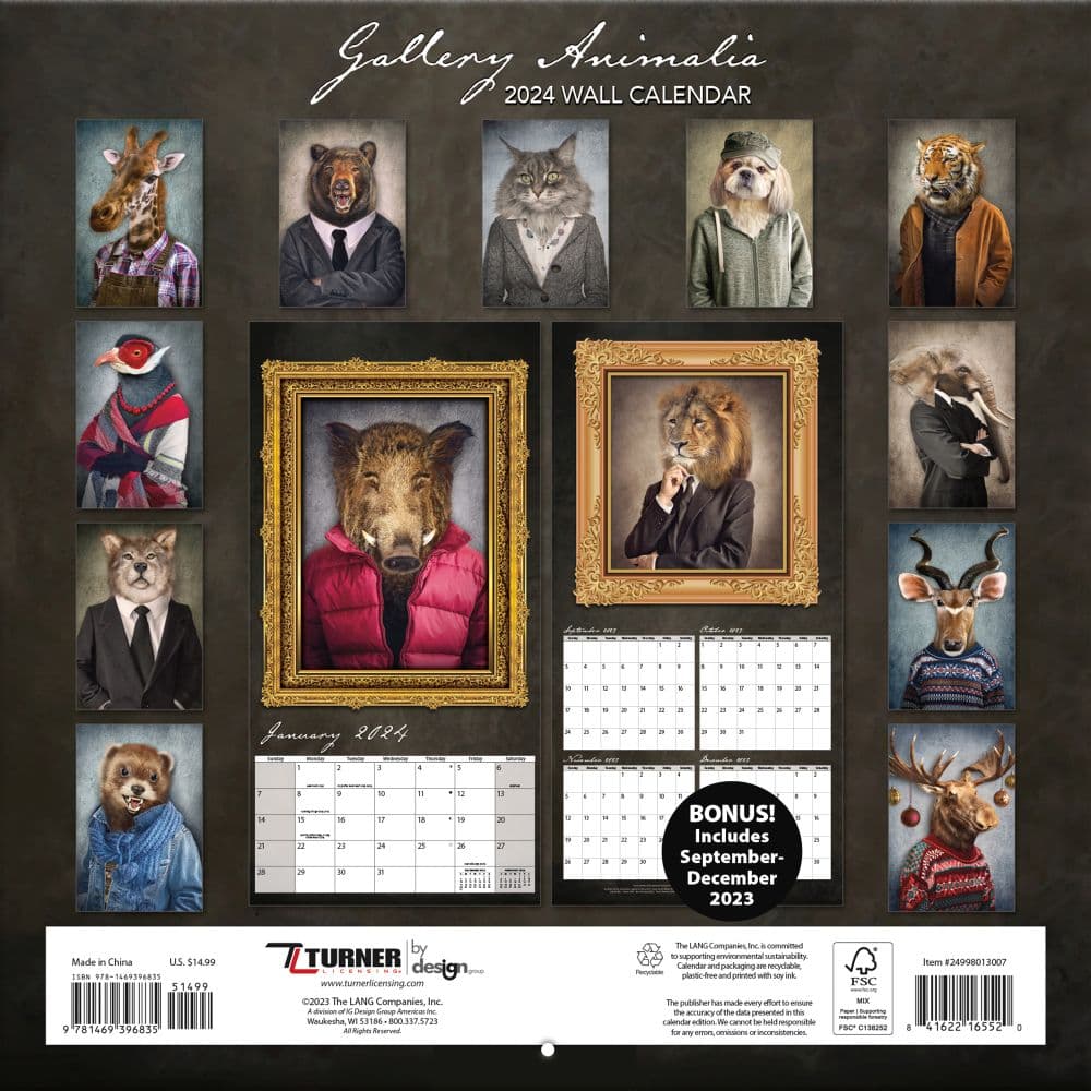Gallery Animalia 2024 Wall Calendar First Alternate  Image width=&quot;1000&quot; height=&quot;1000&quot;