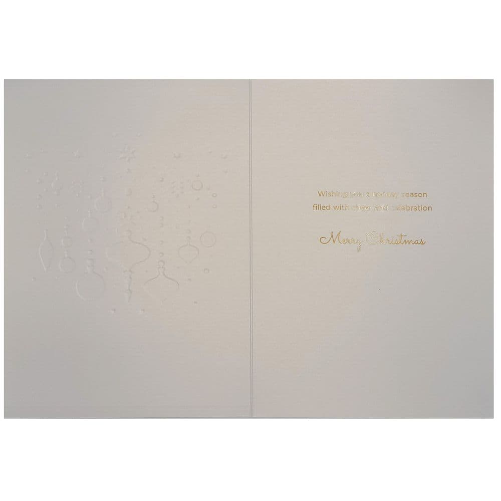 Ornate Ornaments on Pearl Christmas Card Alt2