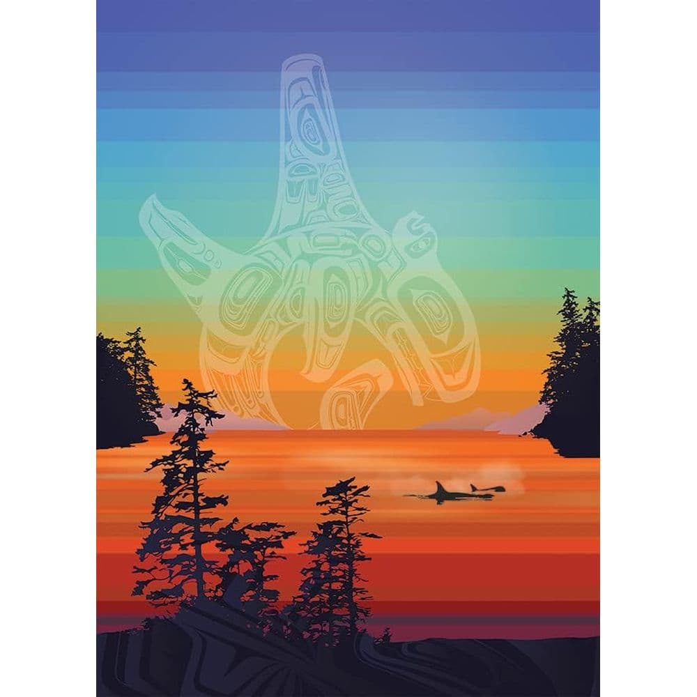 Salish Coast Colours 1000 Piece Puzzle image only