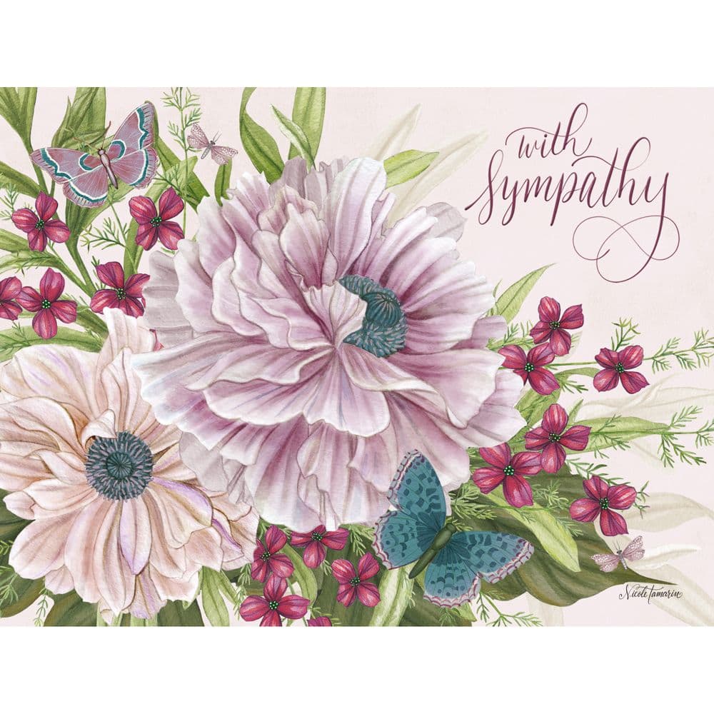 Midnight Garden Sympathy Assorted Boxed Note Cards alt5