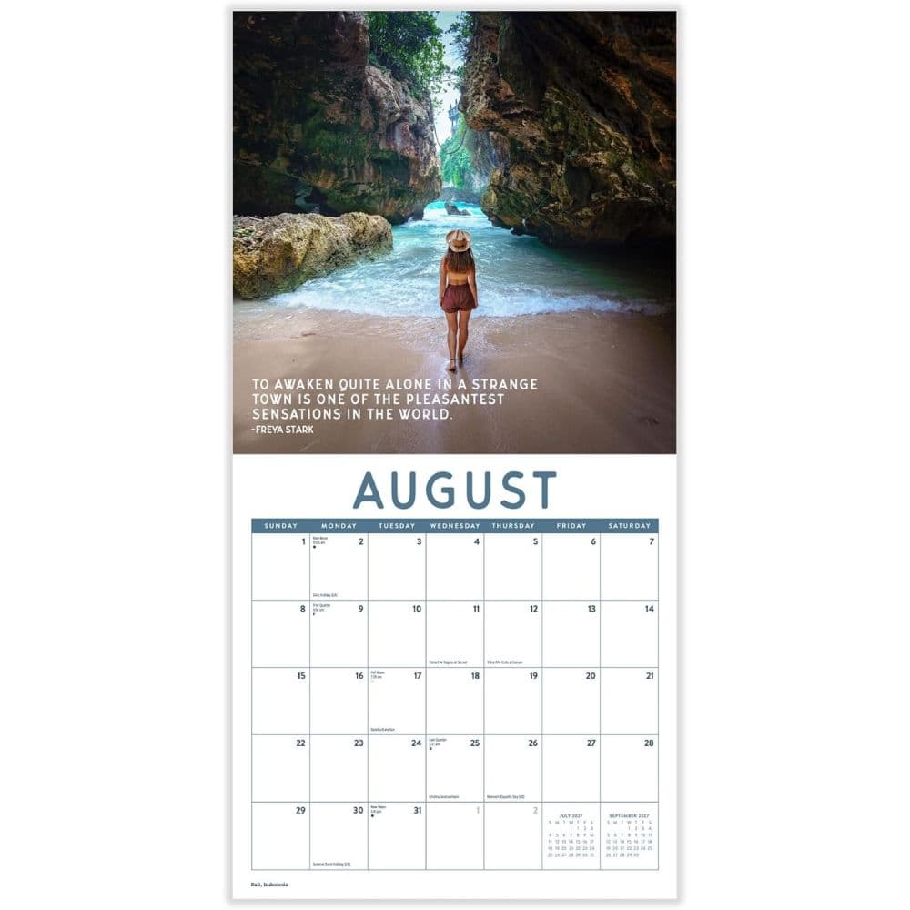 Wanderlust 2027 Wall Calendar Fourth Alternate Image
